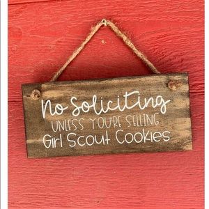 No soliciting sign